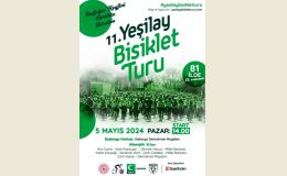 11. Yeşilay Bisiklet Turu 5 Mayıs Pazar günü düzenleniyor