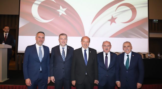 KKTC Cumhurbaşkanı Ersin Tatar, Sakaryalı İş adamlarıyla buluştu
