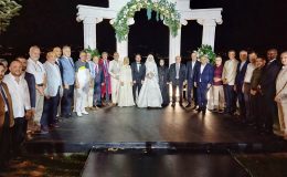 Görkemli düğün töreni;  Miray ile Faruk İnci Dünyaevine girdi