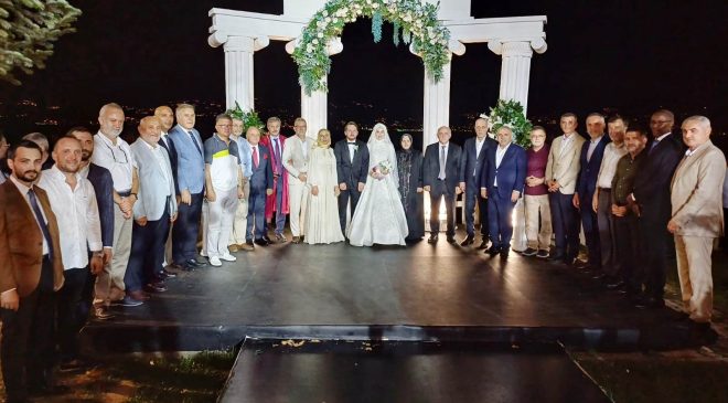 Görkemli düğün töreni;  Miray ile Faruk İnci Dünyaevine girdi