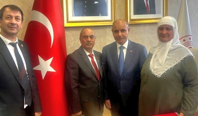 Şehit Suat Tanyel’in ailesi; İçişleri Bakan Yardımcısı Aktaş ile Ankara’da buluştu