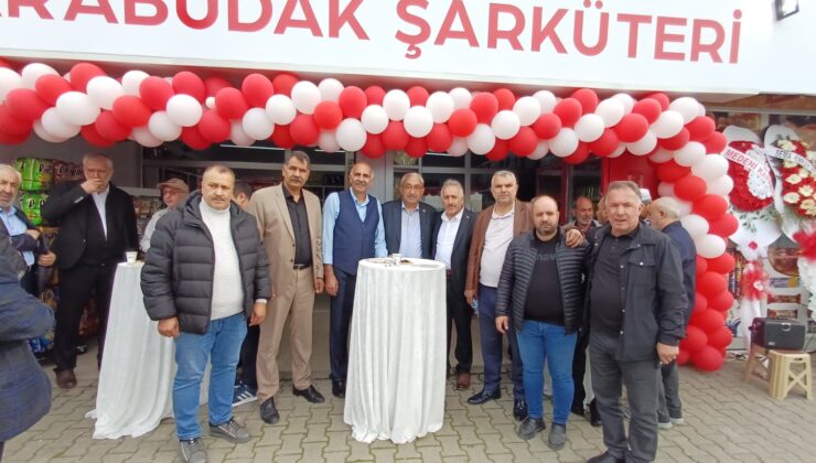 Karabudak Şarküteri Arifiye’de açıldı; Başkan Karakullukçu’dan mesaj
